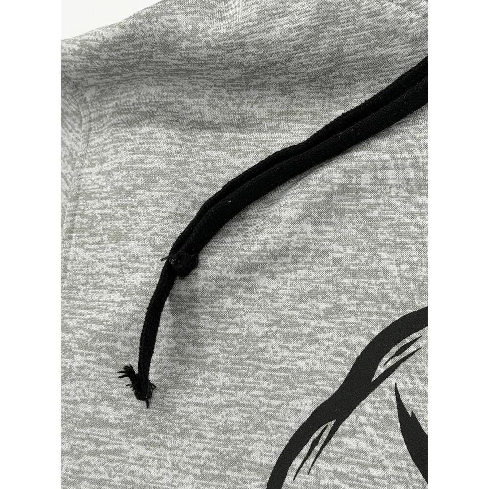 What The Fin Performance Fabric Hoodie Medium Gray Casual Fit Polyester - Picture 5 of 10